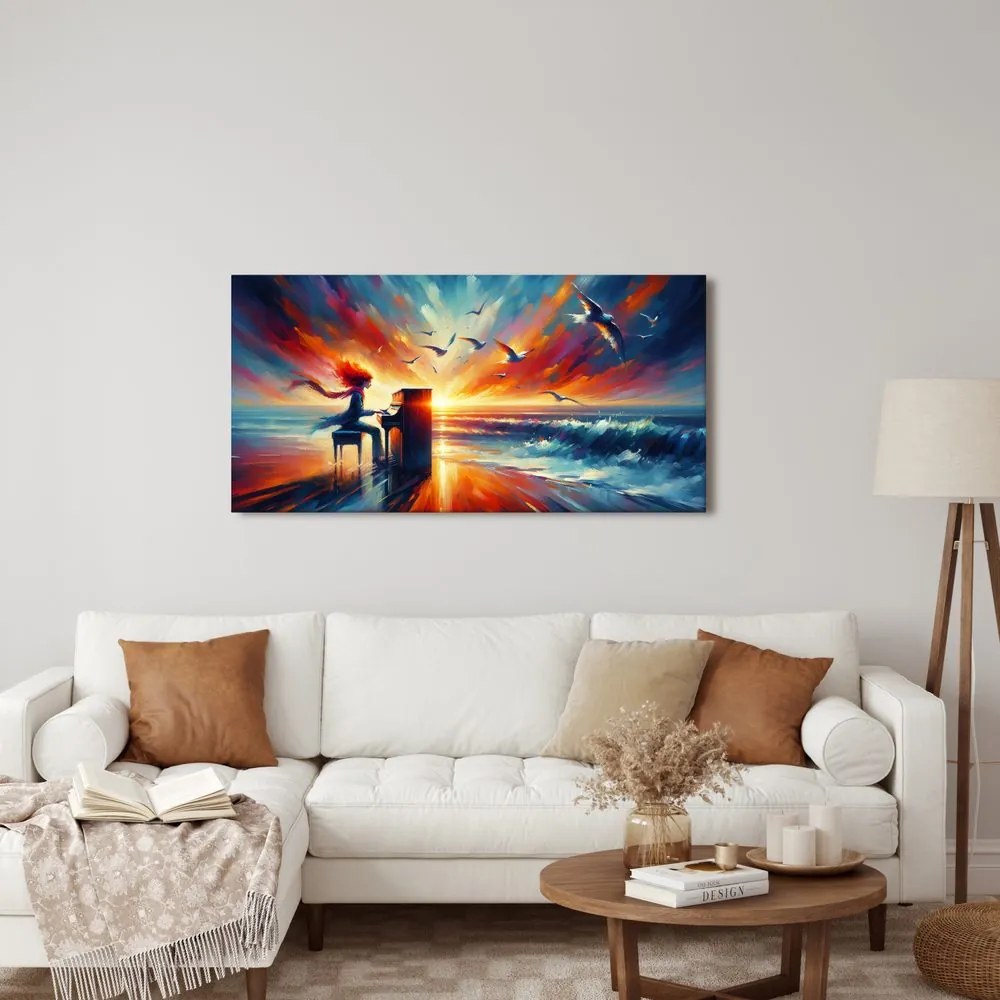 Quadro su tela – Musica del mare