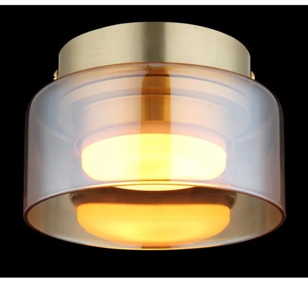 Globo 16055DG - Plafoniera LED HIGGINS 1xGX53/6W/230V diametro 13 cm marrone