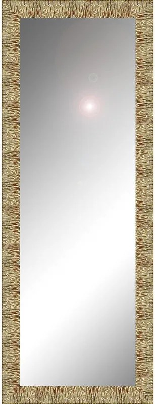 Specchio Aurora rettangolare in legno oro foglia 125 x 40 cm
