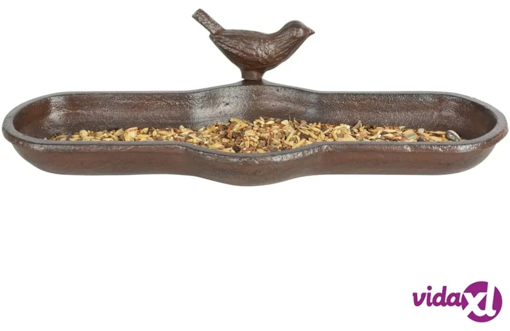 Esschert Design Abbeveratoio per Uccelli in Ghisa Marrone BR25