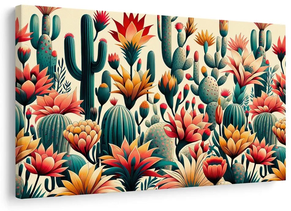 Quadro su tela – Cactus in fiore