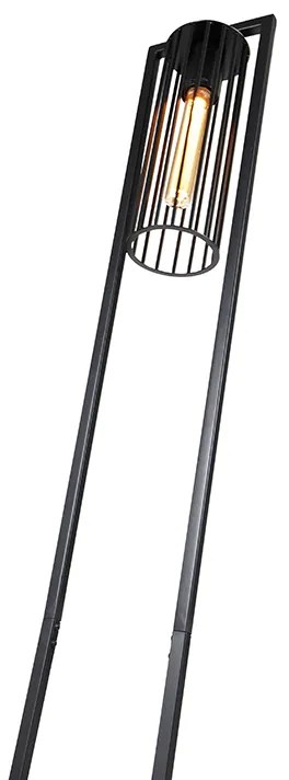 Lampada da terra moderna nera - Balenco Wazo