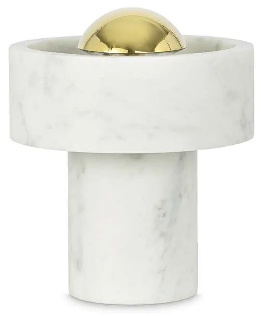 Tom Dixon - Stone Portable Lampada da Tavolo Gold Tom Dixon