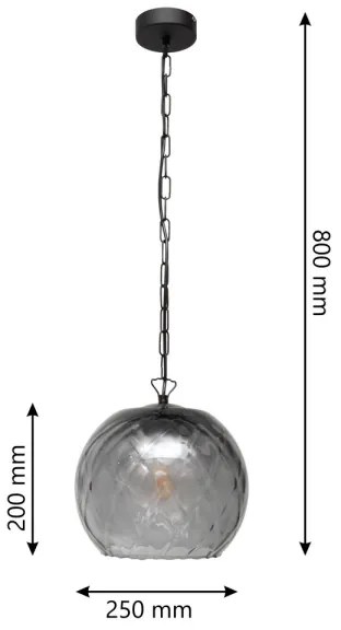 Lampadario a sospensione con filo MARILLA 1xE27/15W/230V
