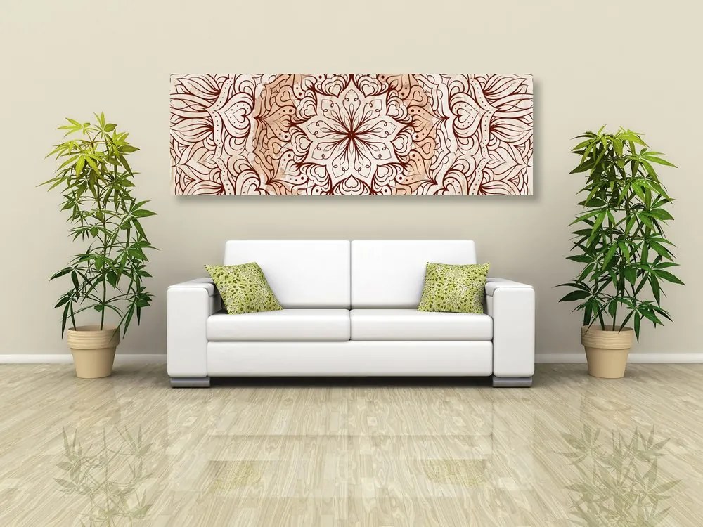 Quadro su tela – Mandala etnica astratta