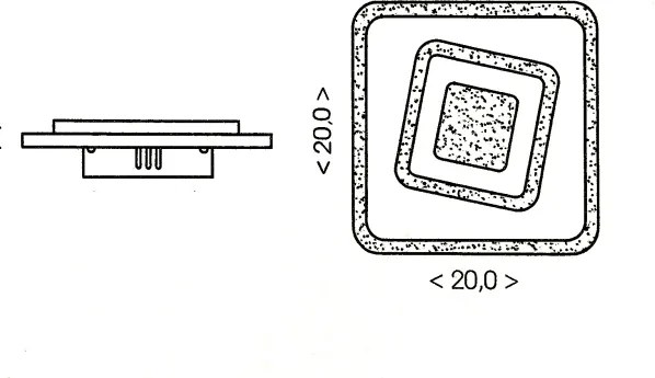 Brilagi - Plafoniera LED MODERN MINI/32W/230V 3000/4000/6000K