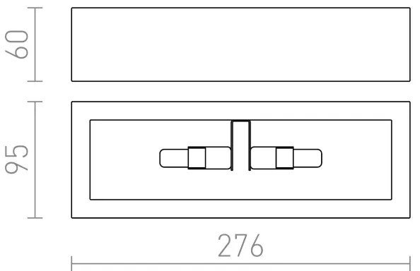 RED - Design Rendl - R10465 - Applique WIM 2xG9/40W/230