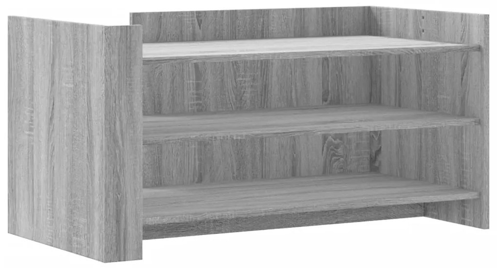 Tavolino salotto grigio sonoma 100x50x50 cm legno multistrato