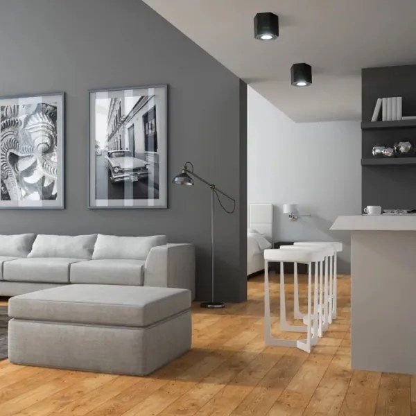 Luce Spot HEXAGON 1xGU10/10W/230V nero