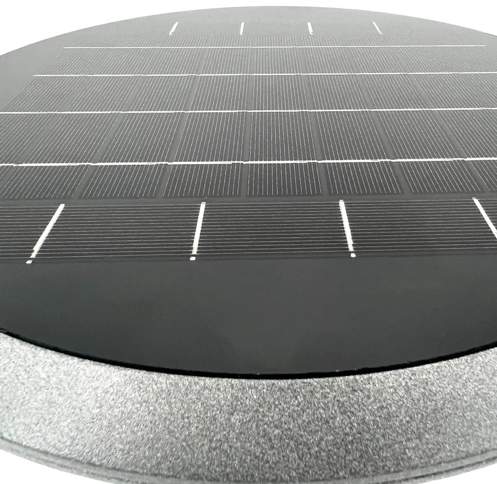 Lampione Solare da Giardino 2000 Lumen "LMS-2000" Palo Incluso