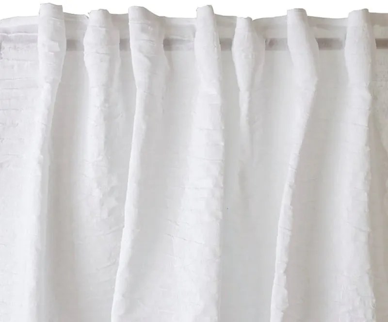 Tenda Annie bianco, passanti nascosti 140x300 cm