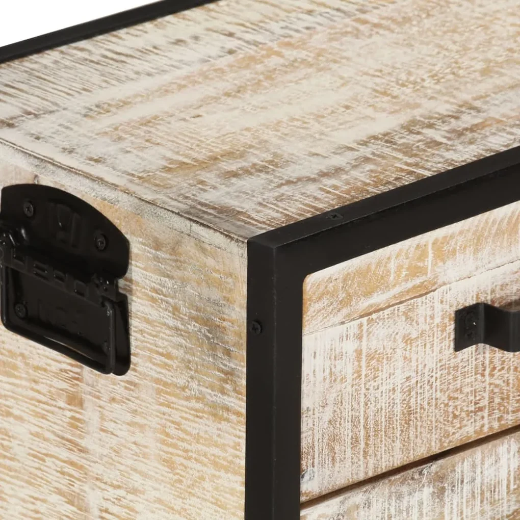 Mobile porta tv 110x30x41 cm in legno massello di acacia