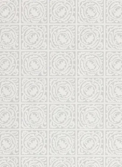 Tapete Pure Scroll von Morris & Co. - Lightish Grey
