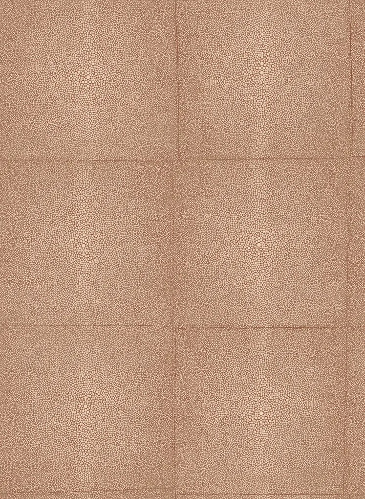 Arte International Carta da parati Shagreen - Rose Brown