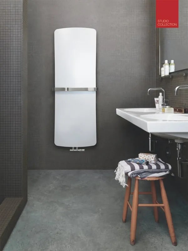 Termoarredo elettrico a fluido  FOLIO BELT 750 W  bianco  L 54 x H 179.6 x P 1.6 cm