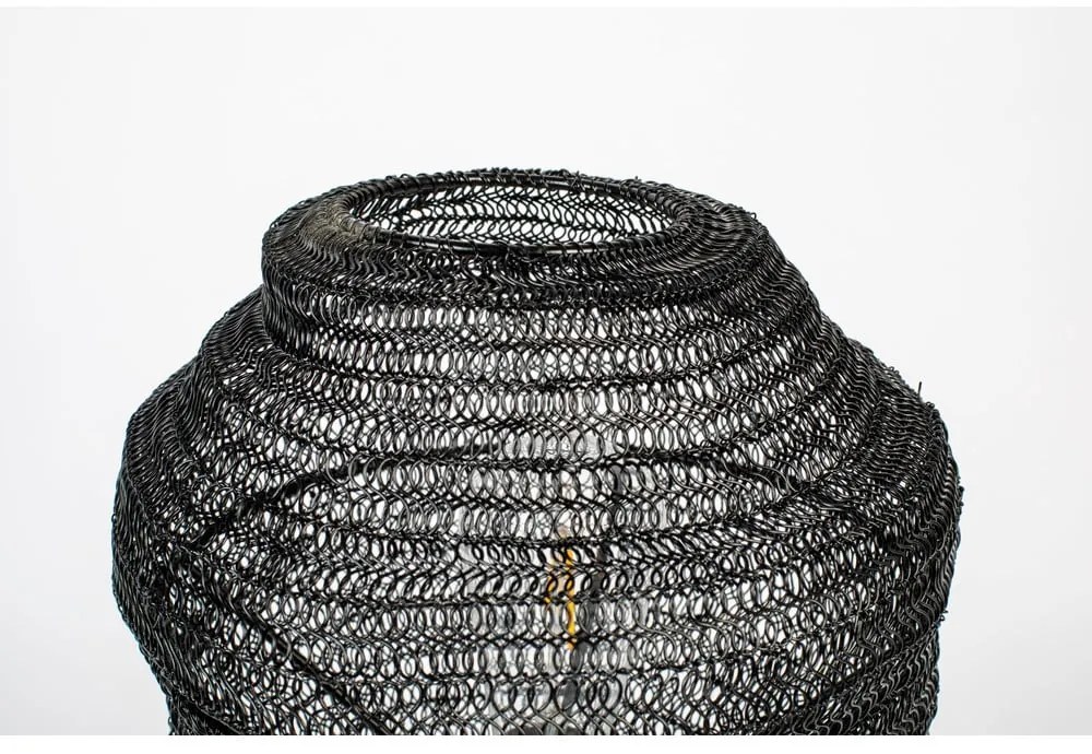 Lampada da tavolo nera Lena - White Label