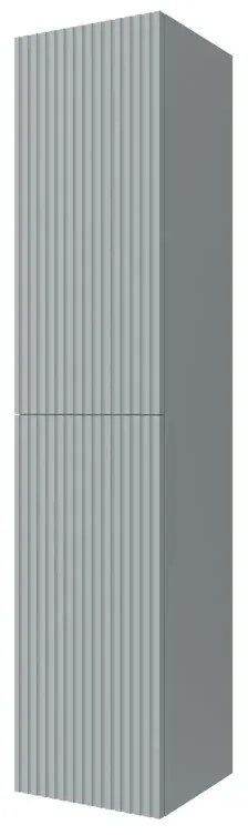 Colonna bagno sospesa 160cm in azzurro polvere a 2 ante Nara