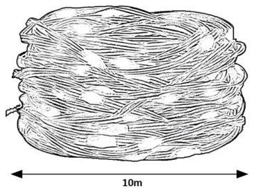 Rabalux 77124 - Striscia LED RGB BIRI LED/3,2W/5V 10m IP44