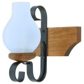 Applique QUEEN 1xE14/40W/230V faggio