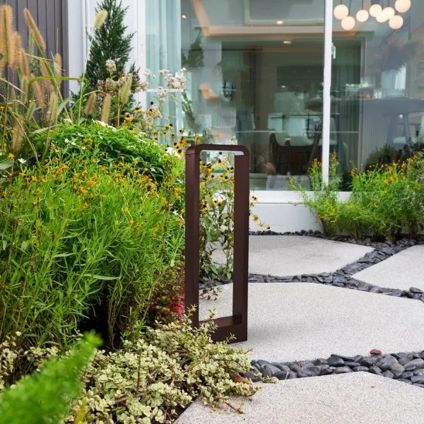 Brilagi - Lampada da esterno LED BARI LED/7W/230V 3000/4000/6000K marrone IP54 50 cm