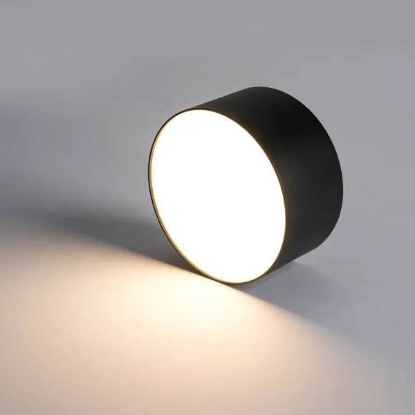 Brilagi - Plafoniera LED da bagno FORIS LED/20W/230V Ø 15 cm nero IP44