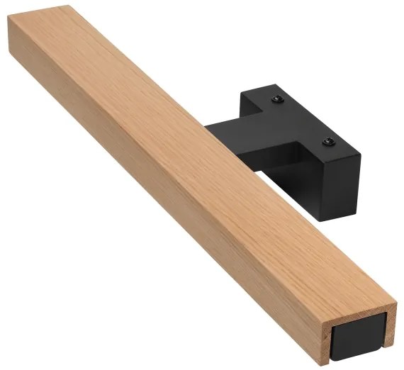 Brilagi-Illuminazione a LED per specchi da bagno WOODY MIRROR LED/8W/230V IP44 quercia/nero