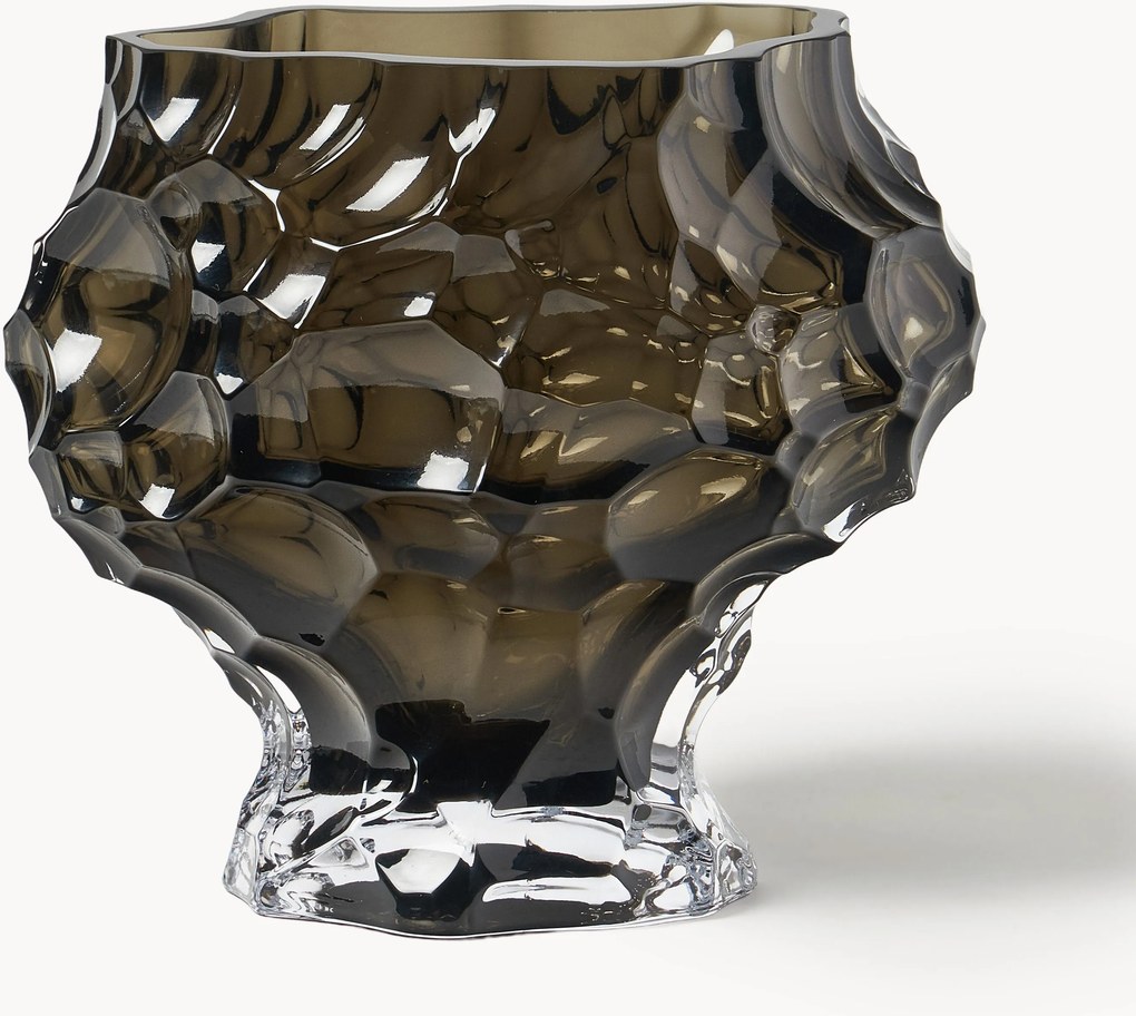 Vaso in vetro soffiato Canyon, alt. 18 cm
