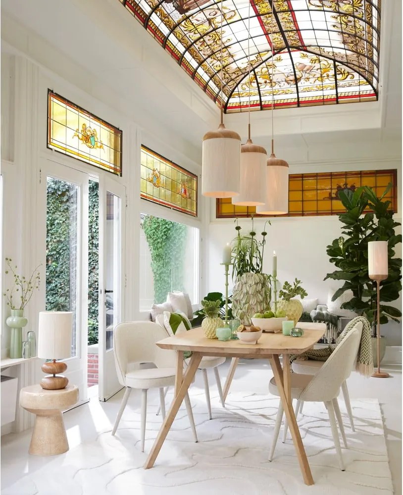 Tavolino rotondo in metallo ø 38 cm Dakwa - Light &amp; Living