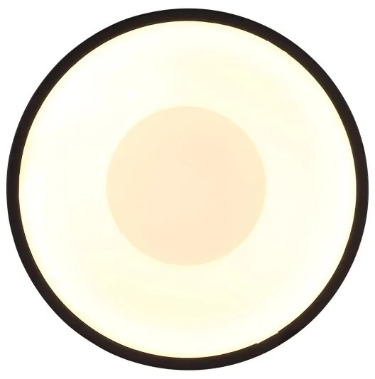 Globo 56964S - Plafoniera LED RAYMOND LED/12W/230V 3000K Ø 15 cm nera