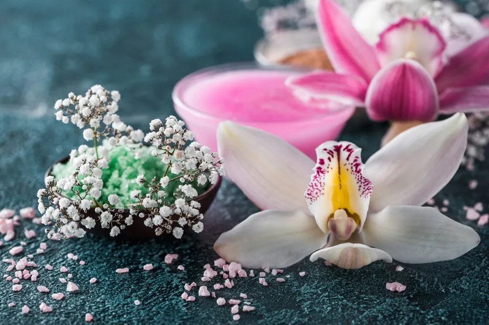 Carta da parati – Orchidea dettagliata meravigliosa