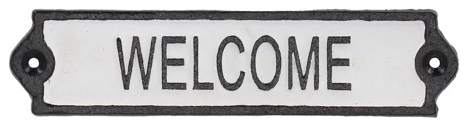 Insegna in ghisa 21x5 cm Welcome - Esschert Design