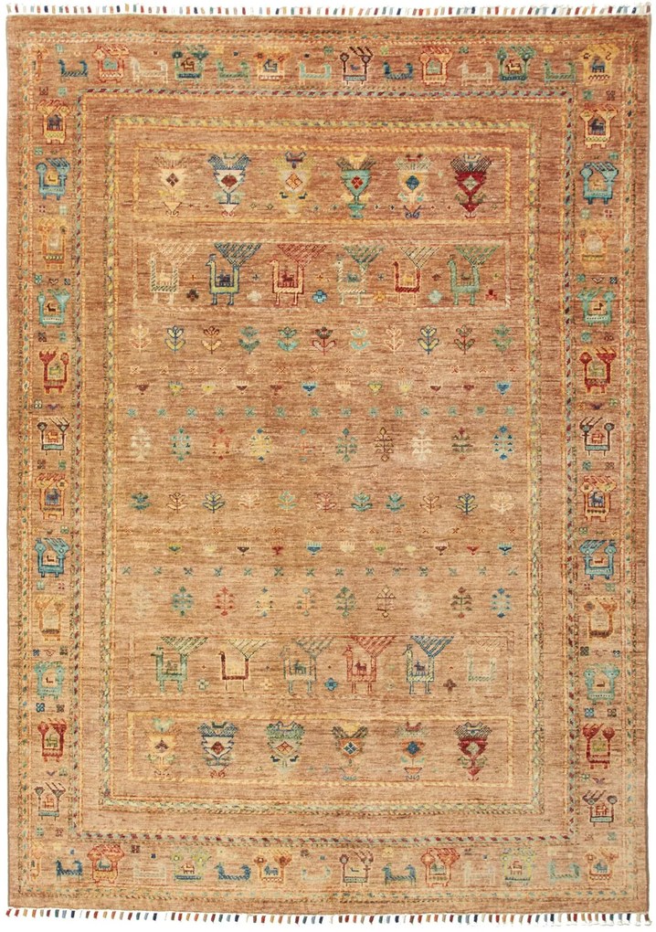 Samarkand Tappeto 150x200 (Pakistan) Annodato A Mano