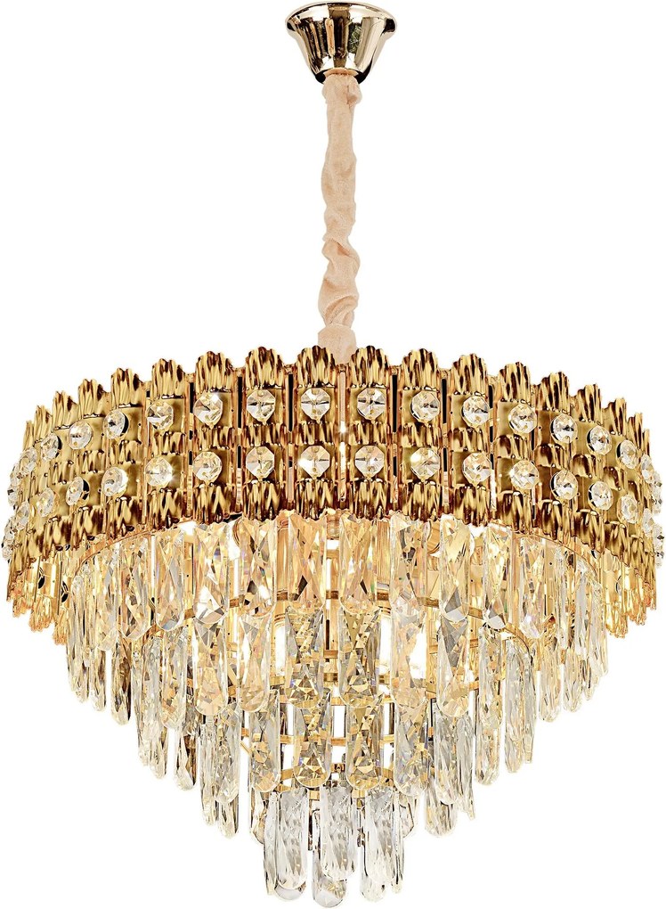 Lampada Cristal G058-CP 60CM GOLD