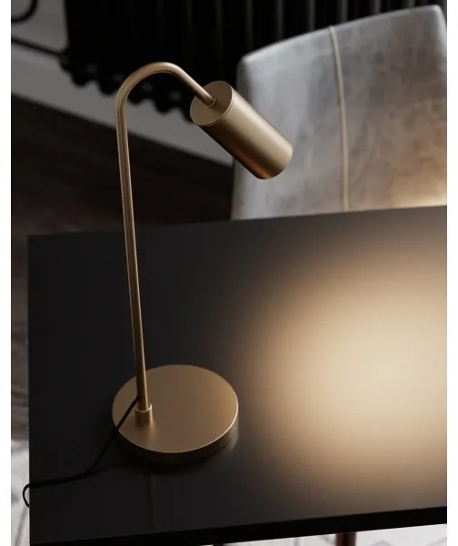ByRydens 4002580-6503 - Lampada da tavolo CURVE 1xGU10/7W/230V dorata
