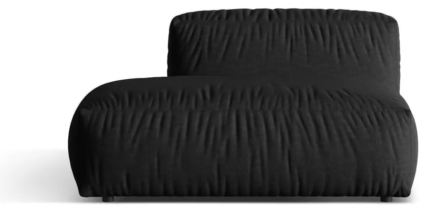 Modulo divano nero (angolo sinistro) Martina - Micadoni Home