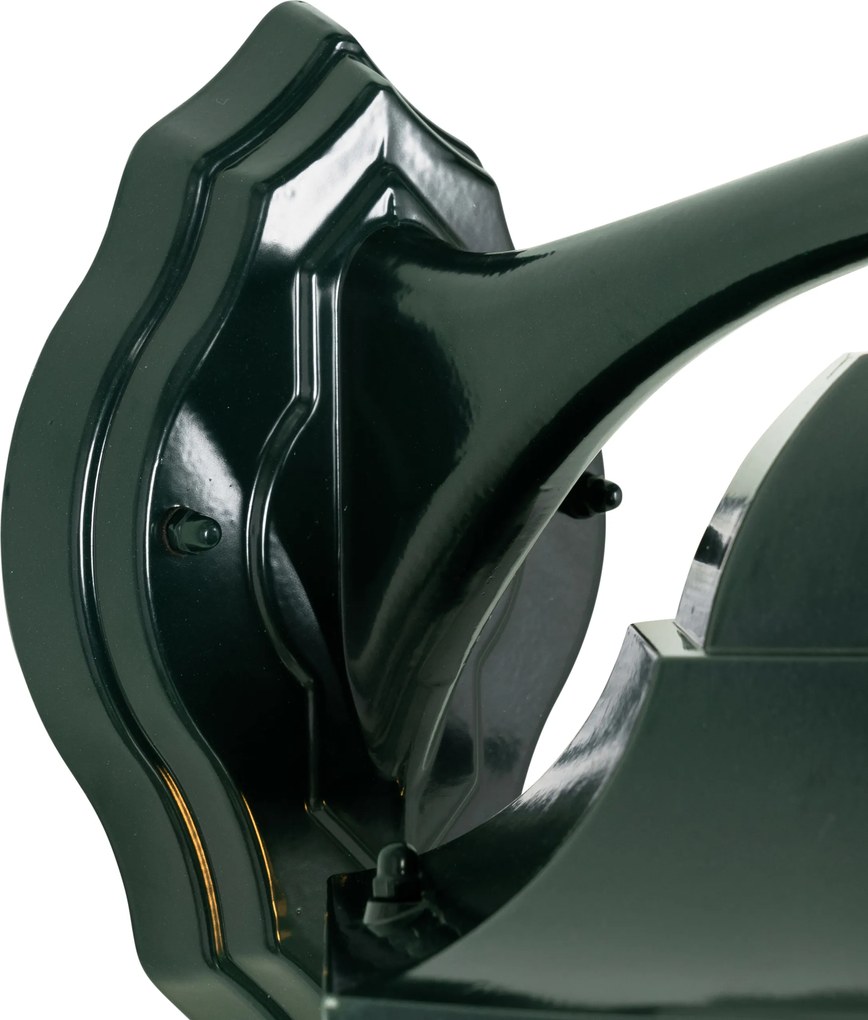 Lanterna da parete classica da esterno verde scuro IP44 - New Orleans down