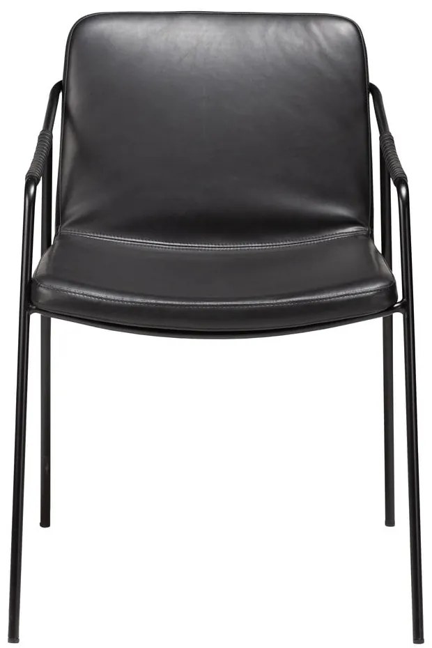 Sedia da pranzo in similpelle nera Boto - DAN-FORM Denmark