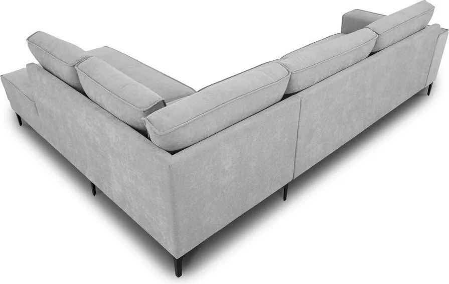 Divano angolare grigio (con penisola a destra/a L) Copenhagen – Scandic