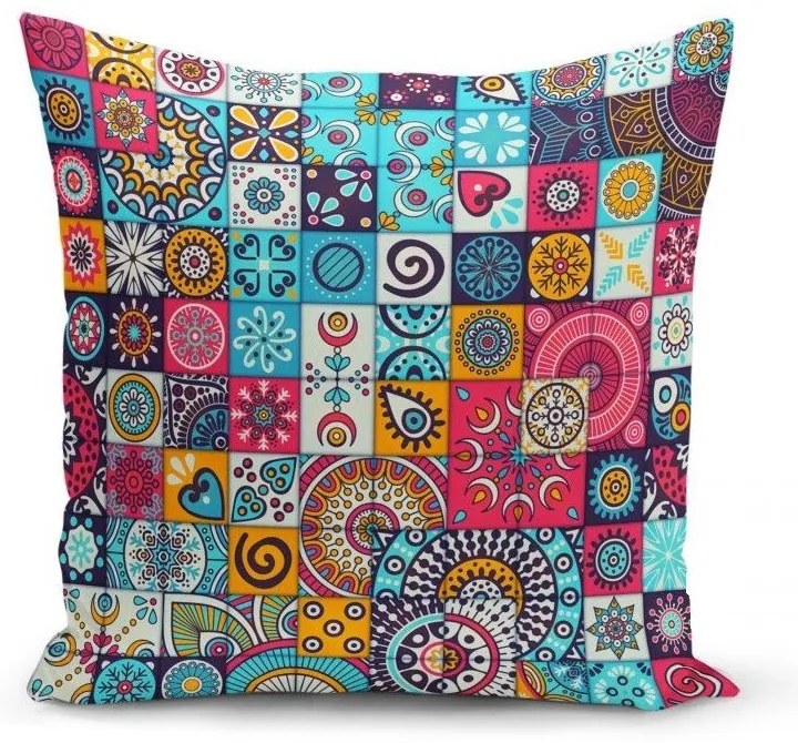 Federe decorative in set 4 pz 45x45 cm Mandala Tiles – Minimalist Cushion Covers