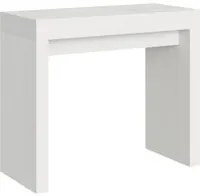 Consolle Allungabile 90-196x42x77 cm in Nobilitato Bianco