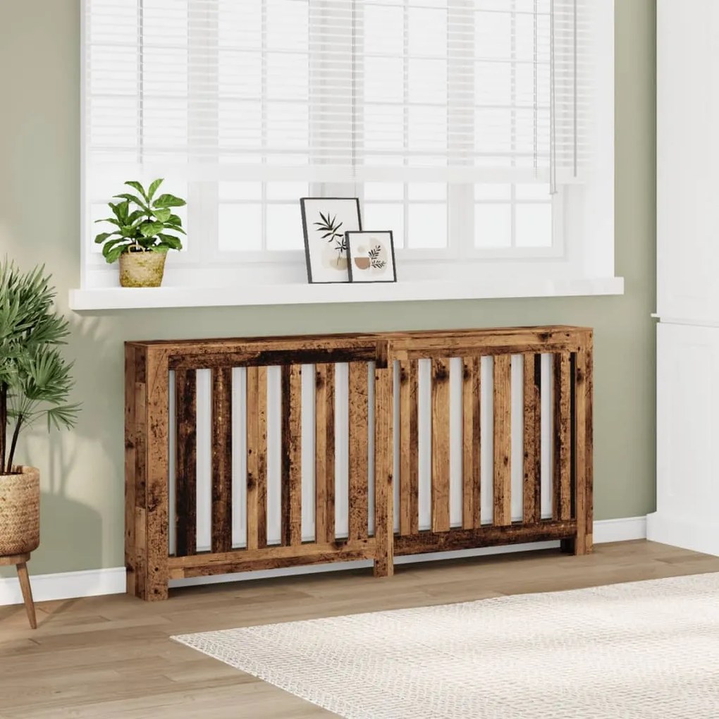 Copertura Termosifone Legno Antico 175x20x82 Cm İn Multistrato /