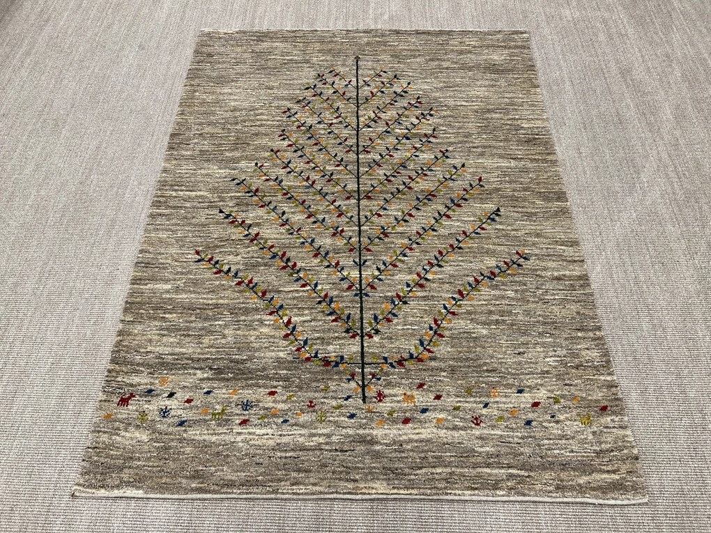 Gabbeh Tappeto persiano 160x210 Grigio (Iran) Annodato A Mano