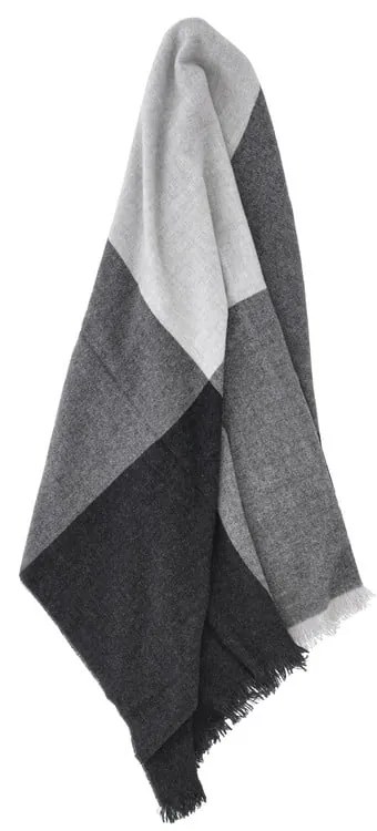 Coperta grigia in lana 130x200 cm Merino – Södahl