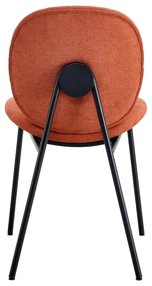 Sedie da pranzo in set di 2 pezzi in color mattone Cori - Marckeric