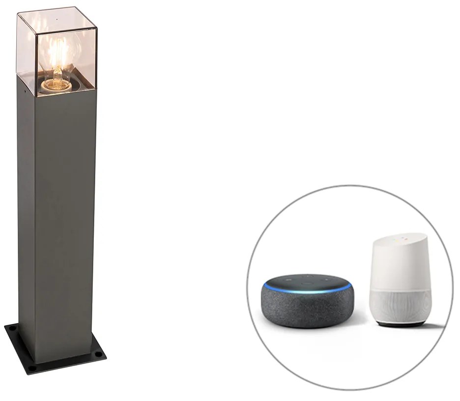 Lampada da esterno a stelo intelligente antracite 50 cm incl. Wifi P45 - Denmark