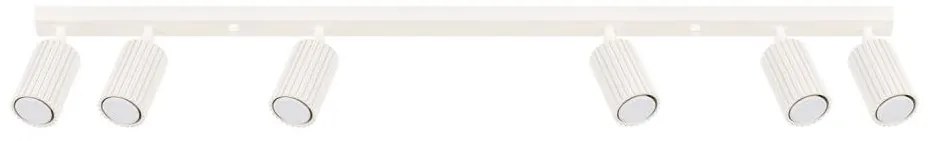 Sollux SL.1604 - Faretto KARBON 6xGU10/10W/230V color crema