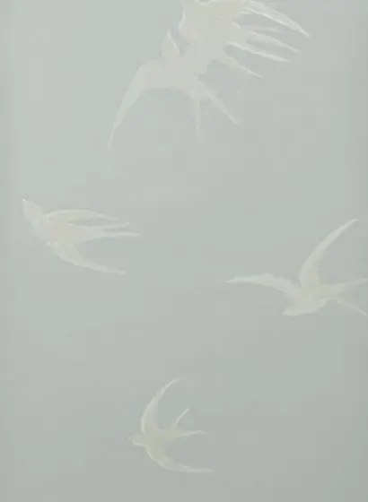 Tapete Swallows von Sanderson - Kieselgrau