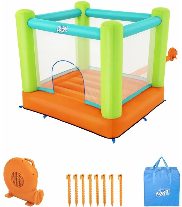 Tappeto castello elastico gonfiabile Bouncer salta e vola H2OGO Bestway 53394