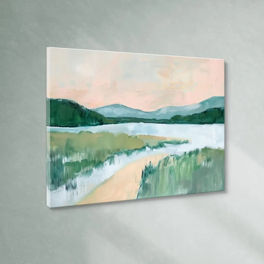 Dipinto 70x100 cm Gouache Lake – Styler