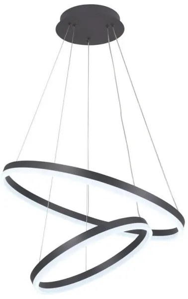 Lampadario a sospensione con filo LED dimmerabile LED/70W/230V 3000-6500K + telecomando